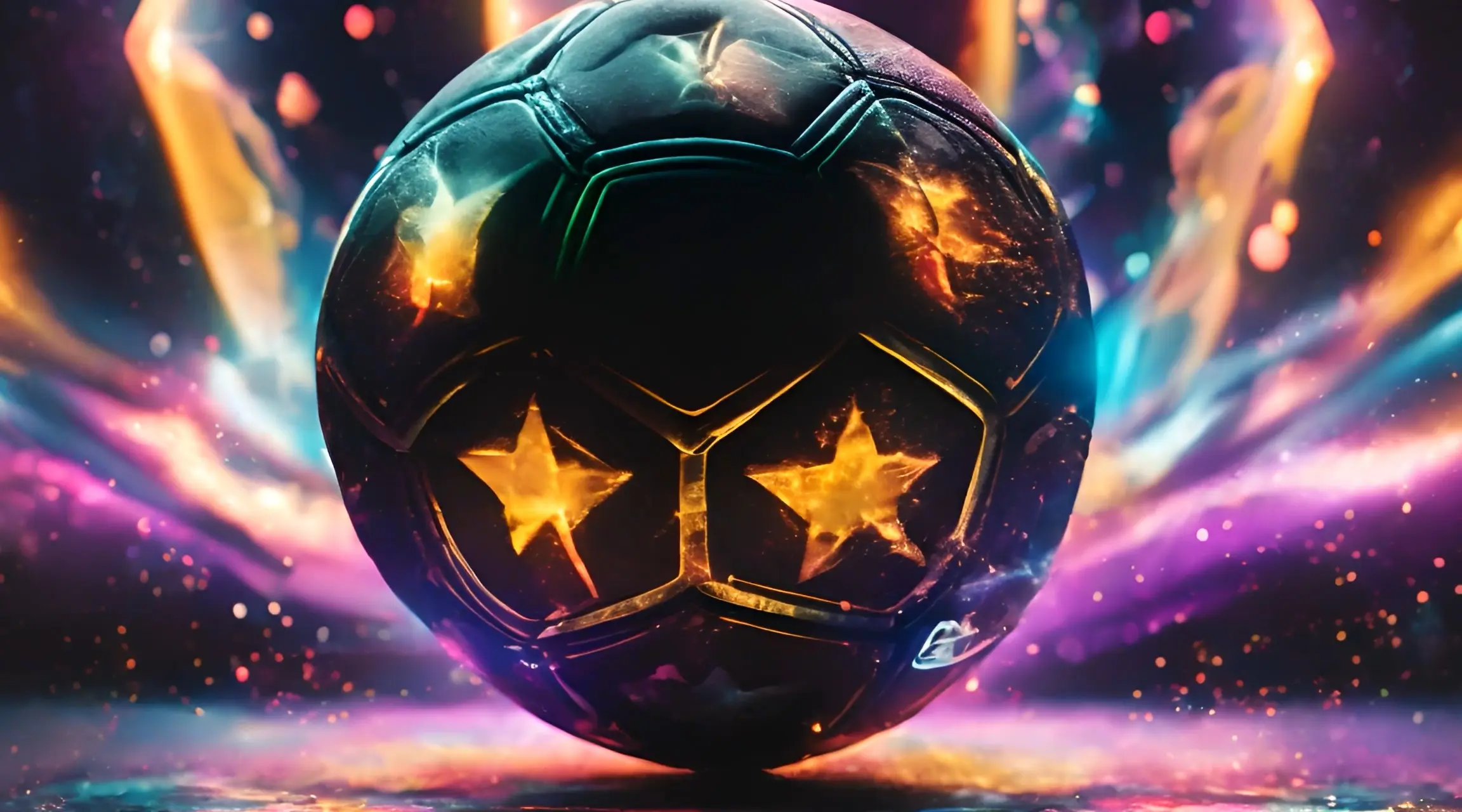 Stellar Soccer Cosmic Energy Ball Backdrop Video